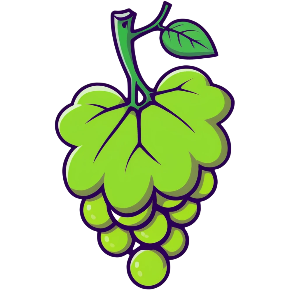 a single grape emoji