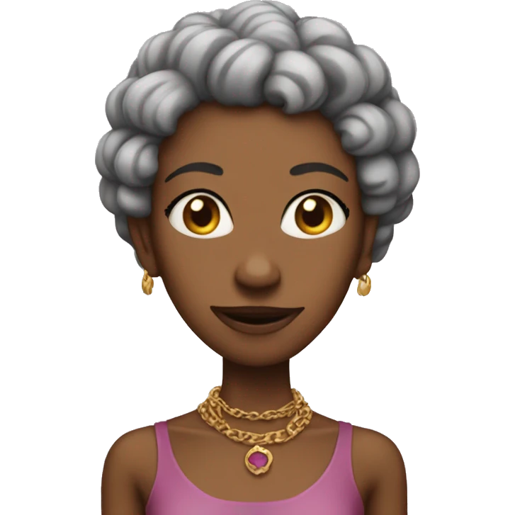 skinny queen emoji