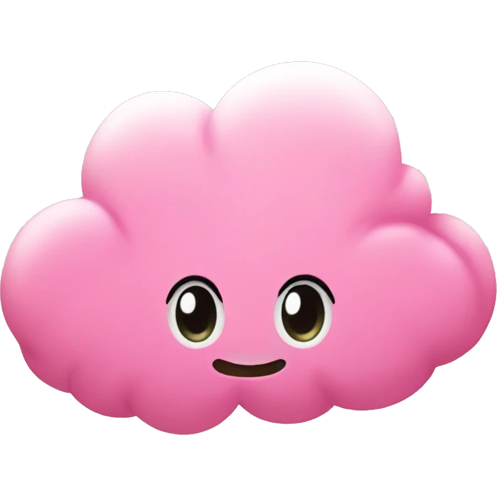 Pink cloud  emoji