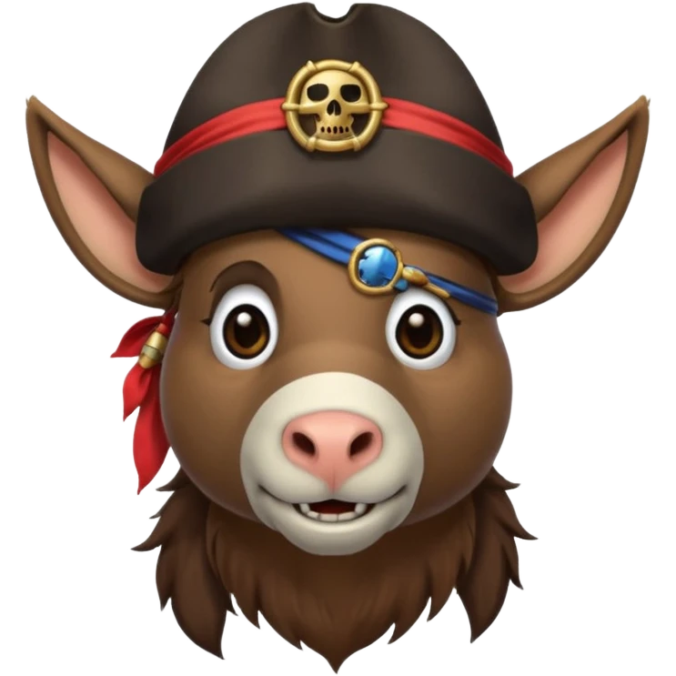 pirate donkey  emoji