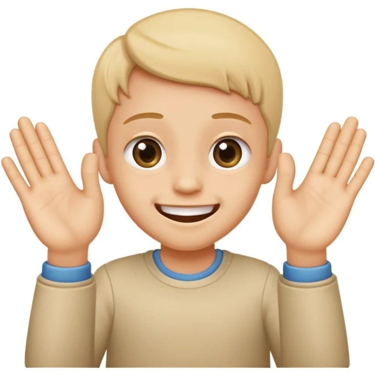 Big sooky eyes with a Teethy grin holding up prayer hands  emoji