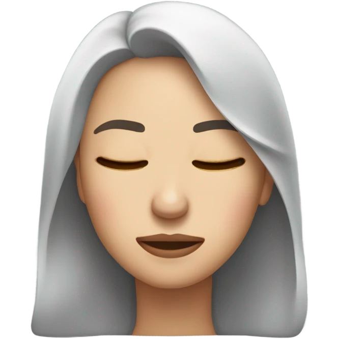 woman, sighing emoji