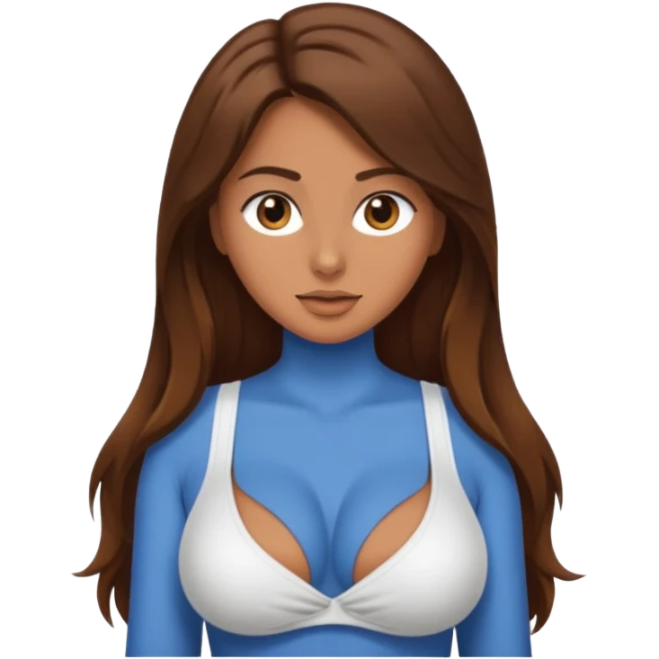 women showing boobs emoji