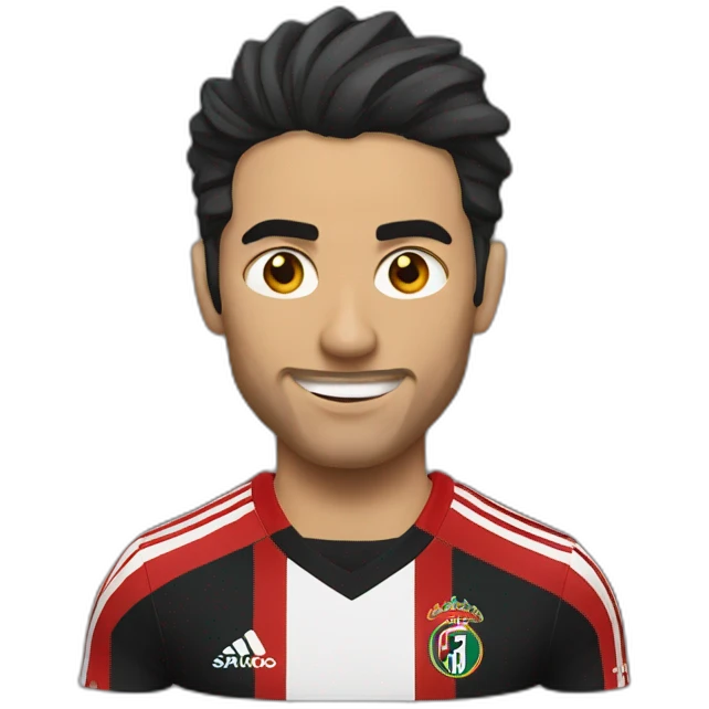 Símbolo do time do Flamengo emoji