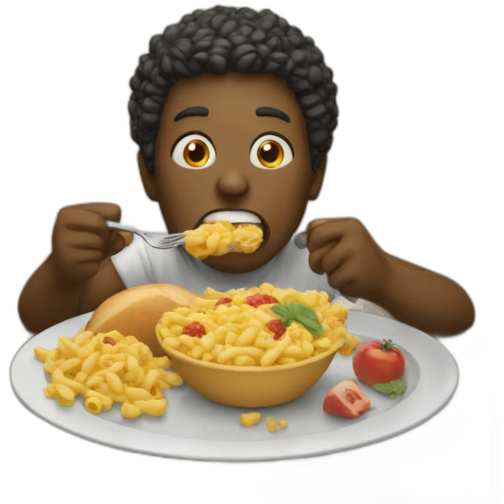 Eating  emoji