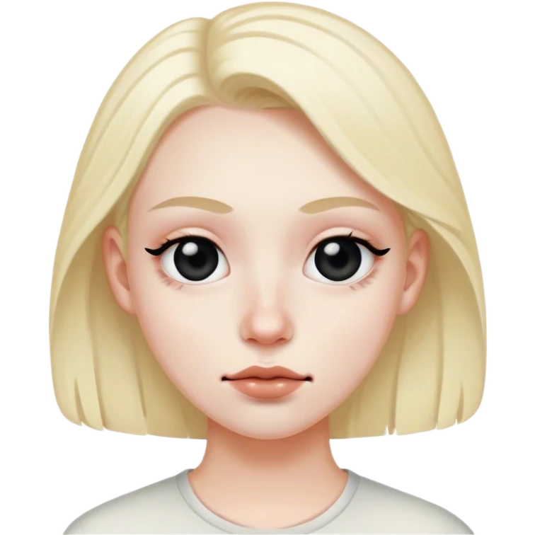 Uni student with black circles emoji