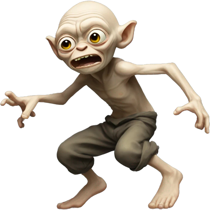 gollum dancing hiphop emoji