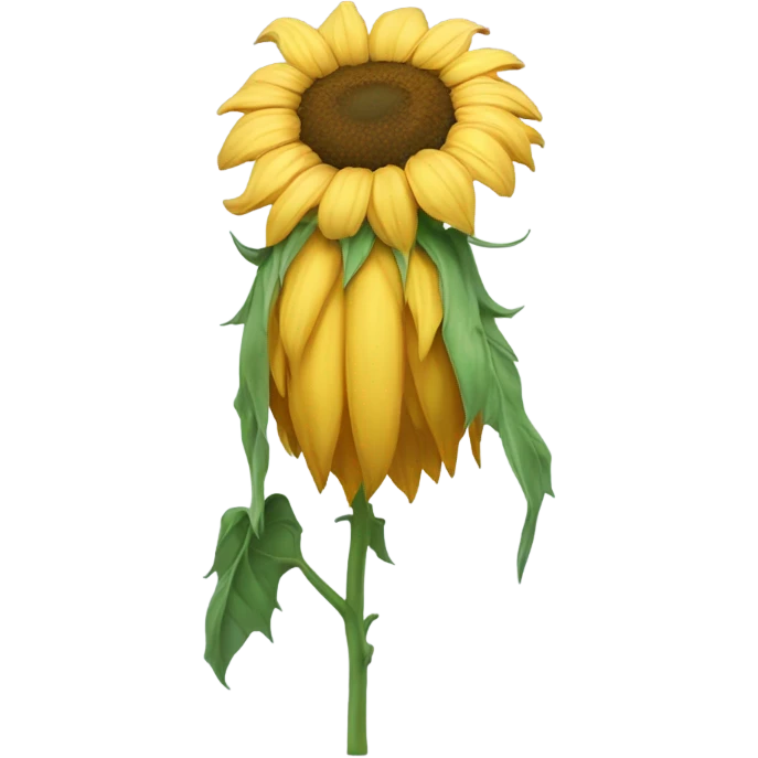 Cold sunflower  emoji