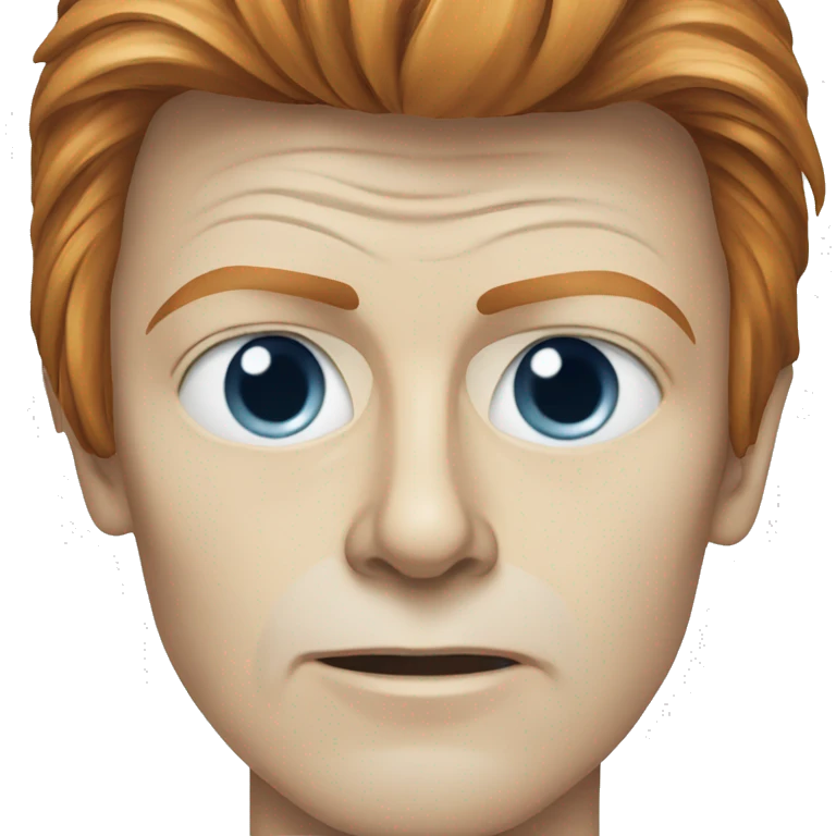 Realistic David Bowie emoji