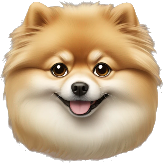 Pomeranian dog emoji