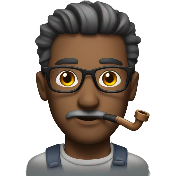 a man that create pipes emoji