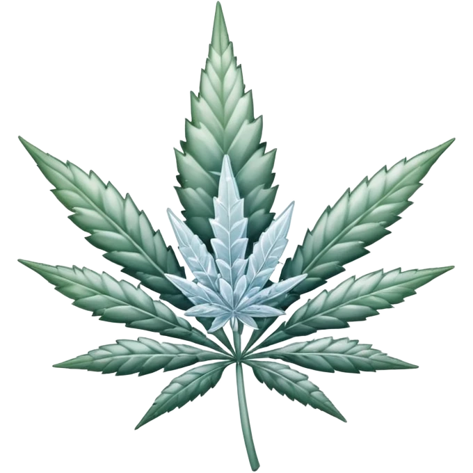 white color marijuana emoji