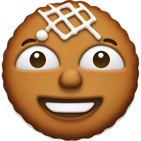 Gingerbread emoji