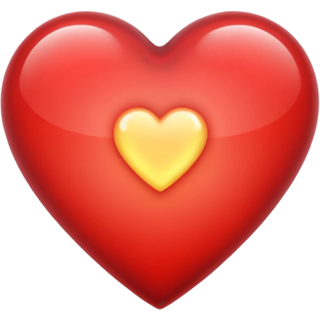 glow in the dark heart emoji
