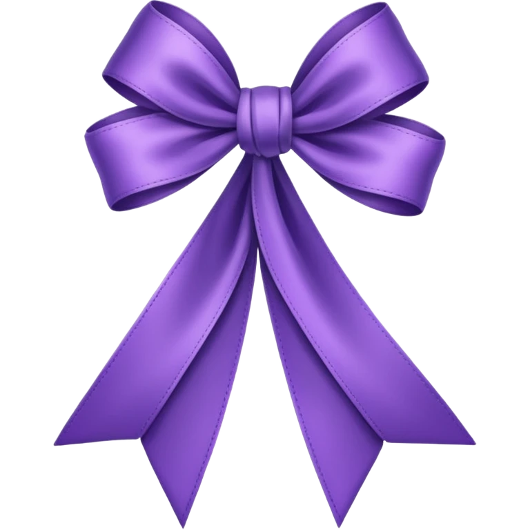Purple Ribbon emoji