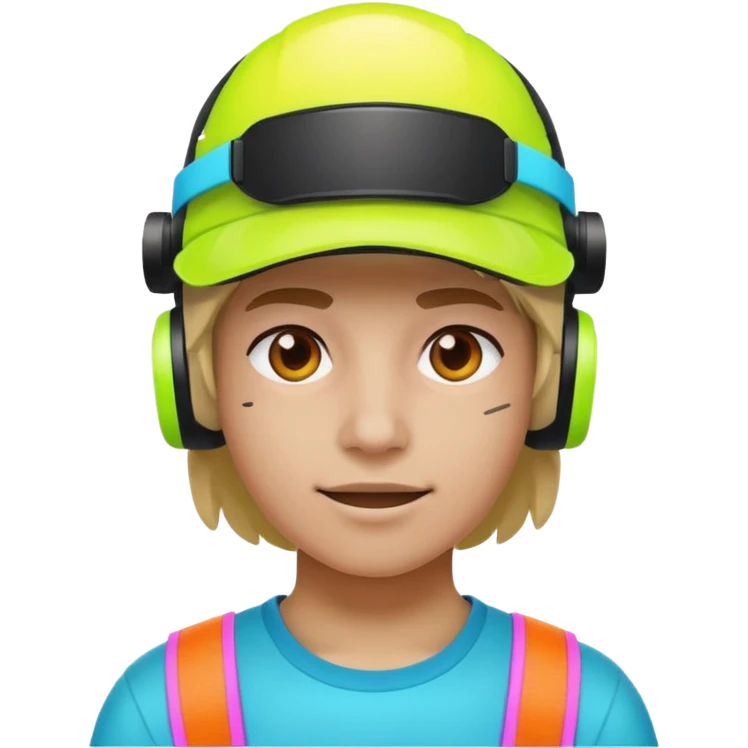 Neon Visor Gamer emoji
