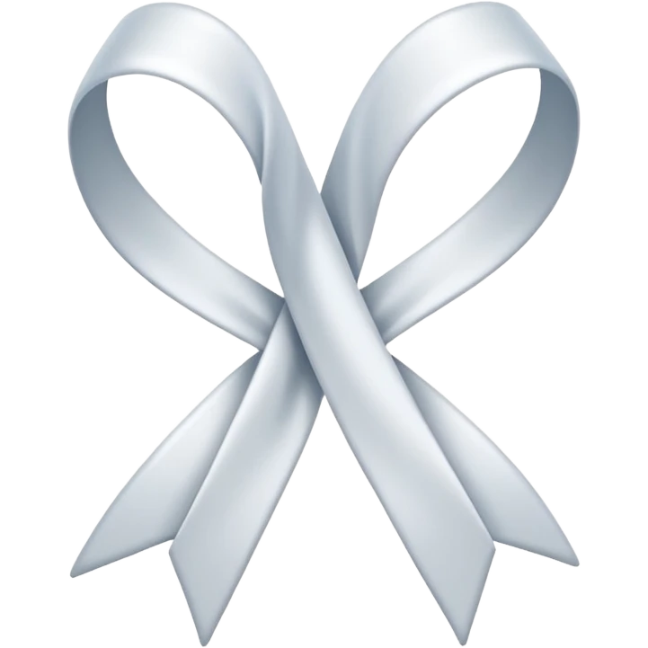 Beyaz kurdele  emoji