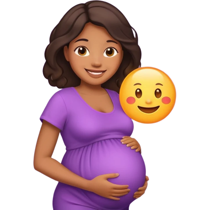 Pregnant women of color emoji