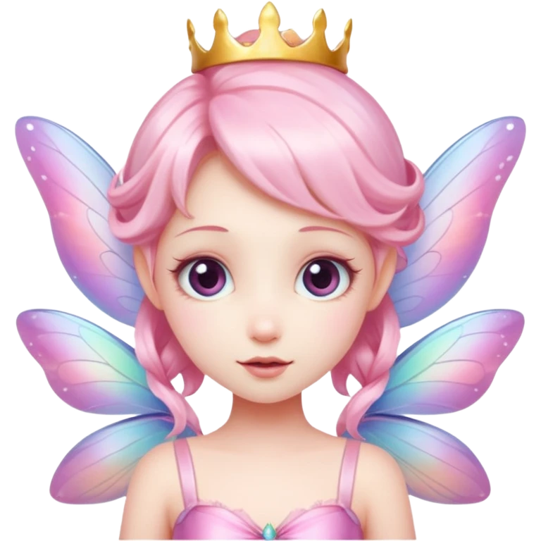 little pink fairy emoji