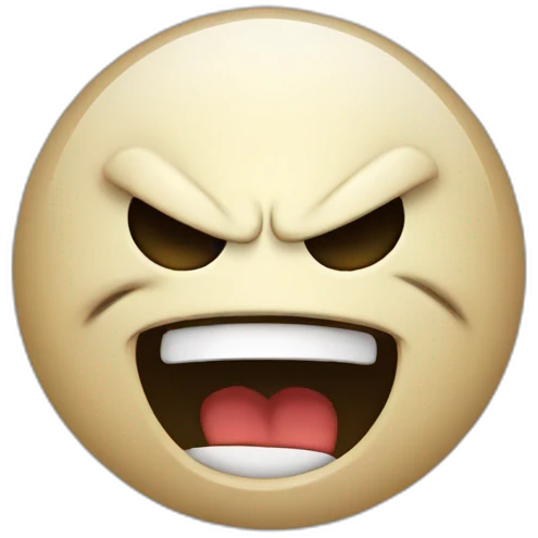 Gamer rage face emoji