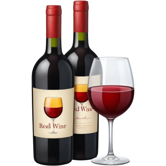 Bottle of wine emoji