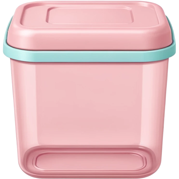 pastel pink food container emoji