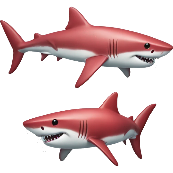 Santa Claus shark emoji