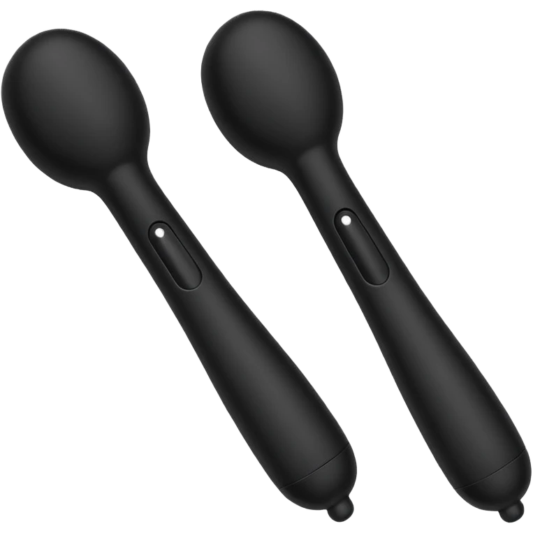two black wand vibrators emoji
