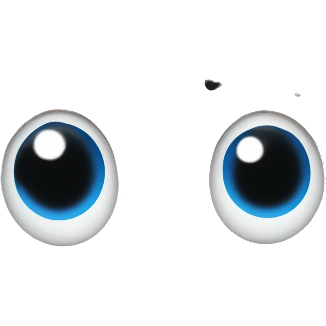 Blue Black egg emoji