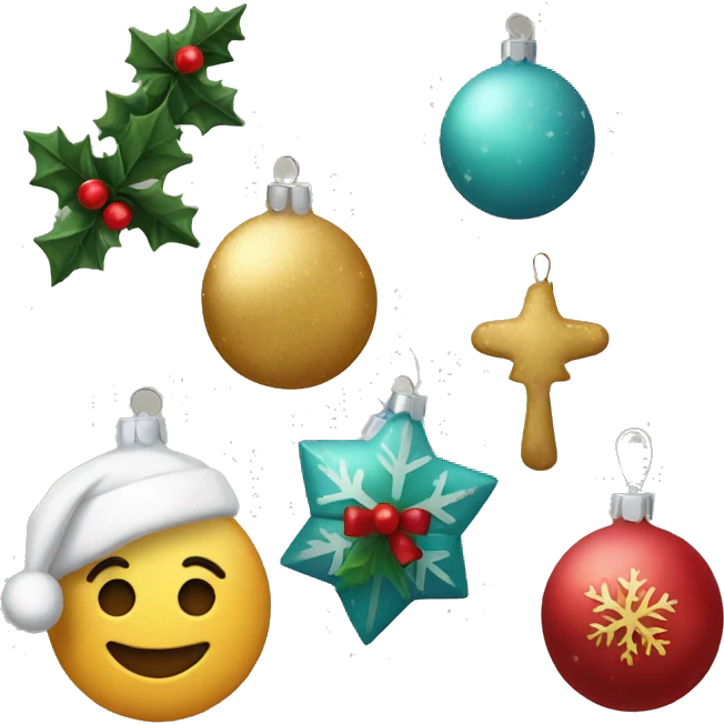 Christmas decorations  emoji