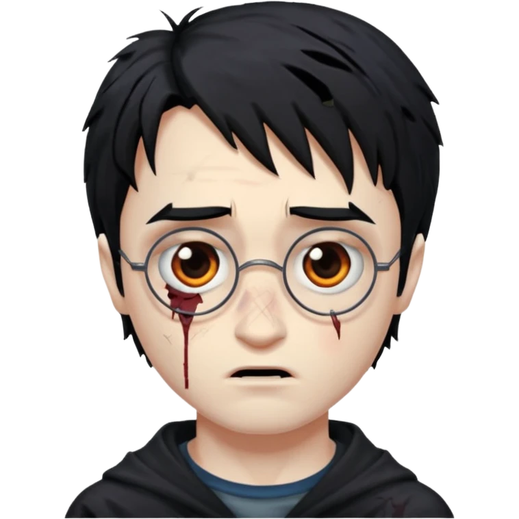 Harry Potter beaten up emoji