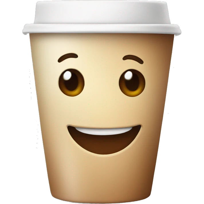 coffee cup happy emoji