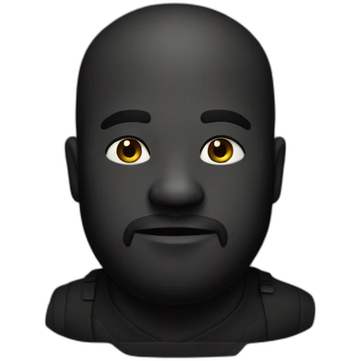 Gros noir emoji