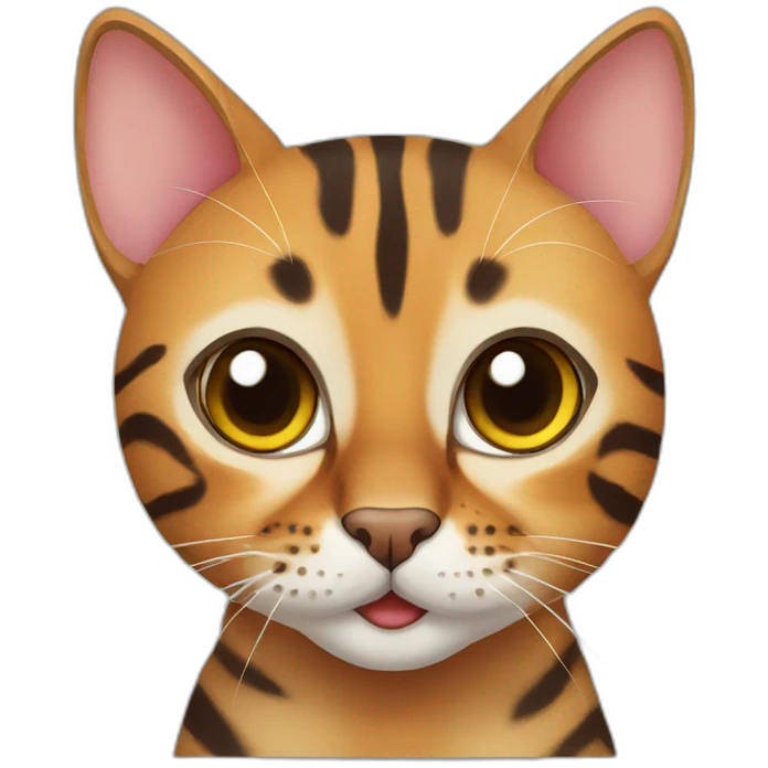 Bengal cat emoji