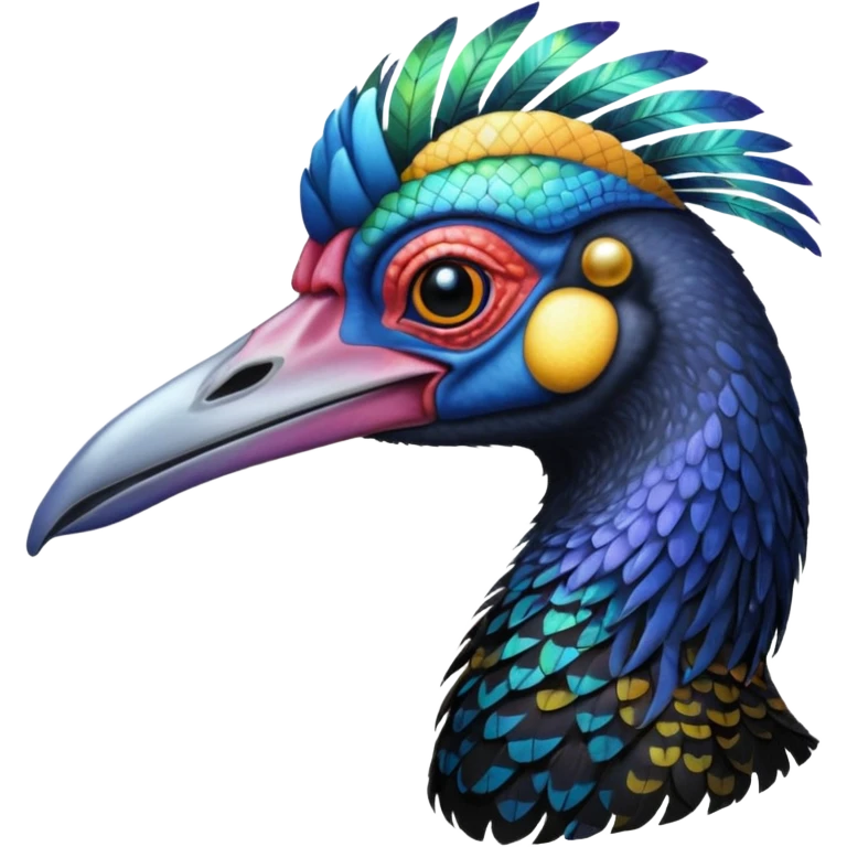 Cassowary emoji
