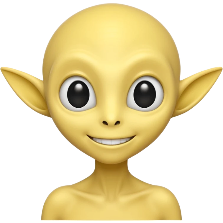 yellow alien emoji