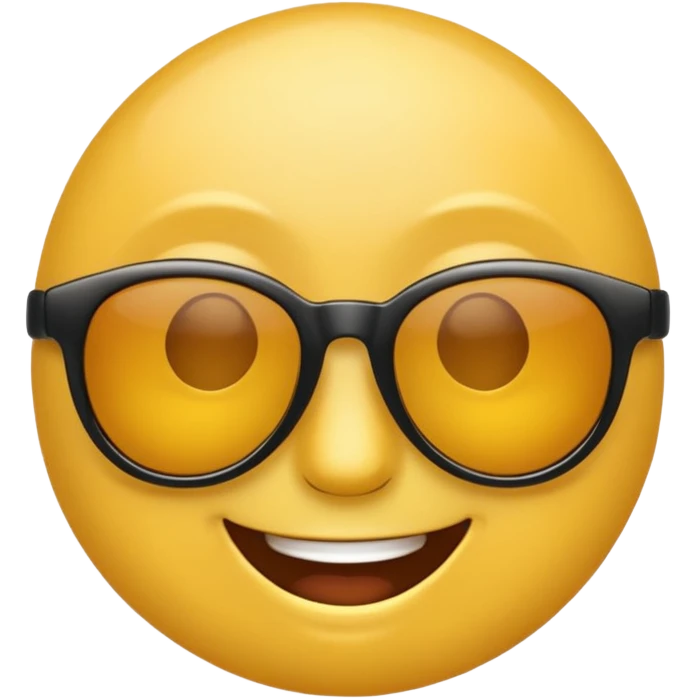 emoji with sunglasses lookin cool emoji