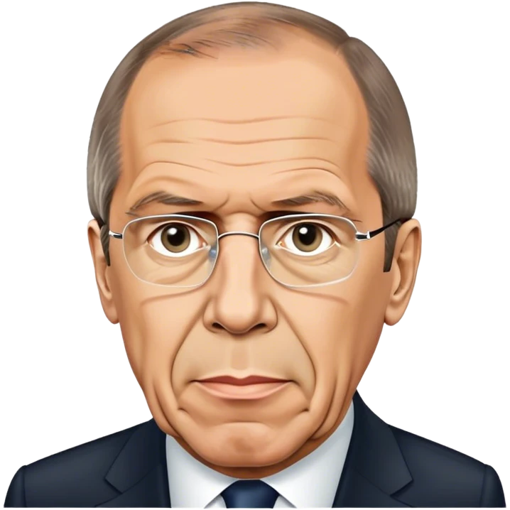 sergei lavrov photorealistic emoji