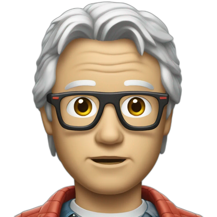 Marty mcfly back to the future emoji