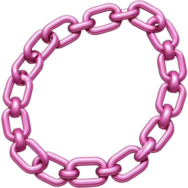 pink chain icon emoji