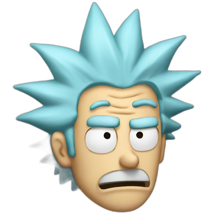 Drunk rick sanchez emoji