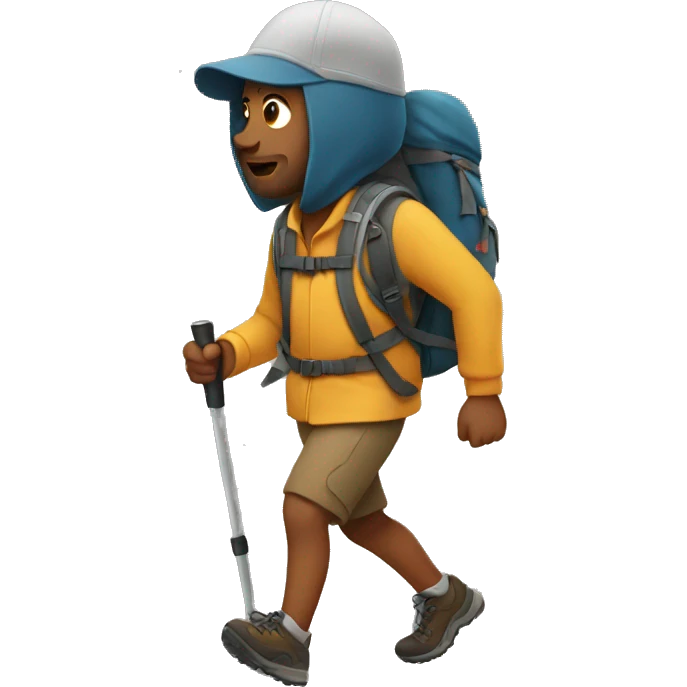 Hiking emoji