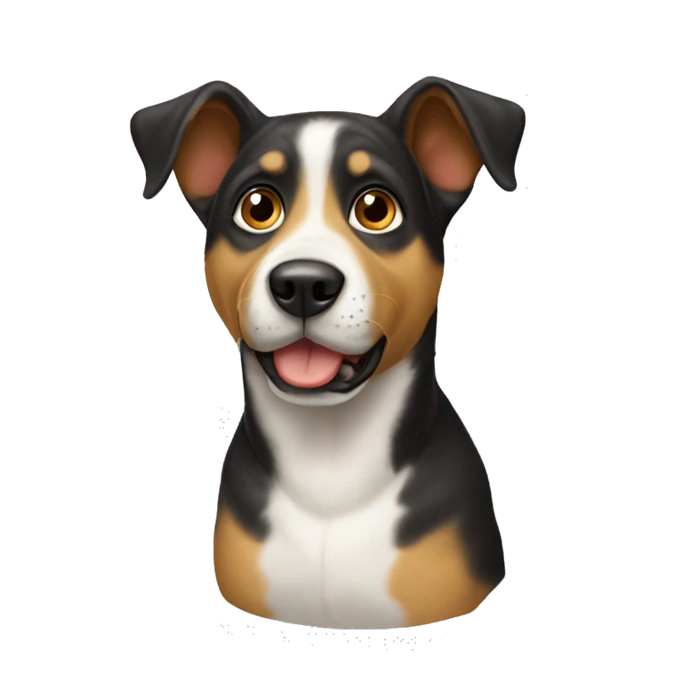 Dog такса маленькая рыжая  emoji