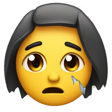 Sad emoji broken hearted emoji