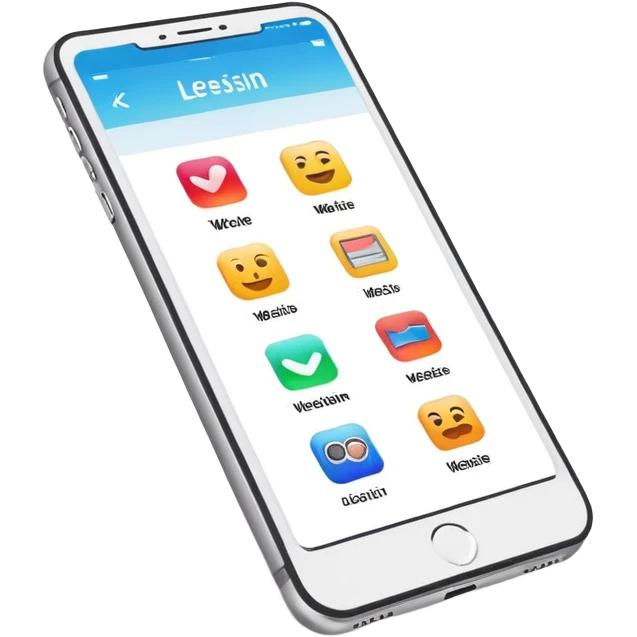 Screen showing website design emoji