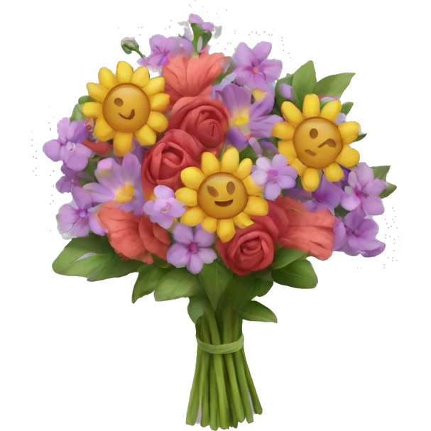 flower bouquet emoji