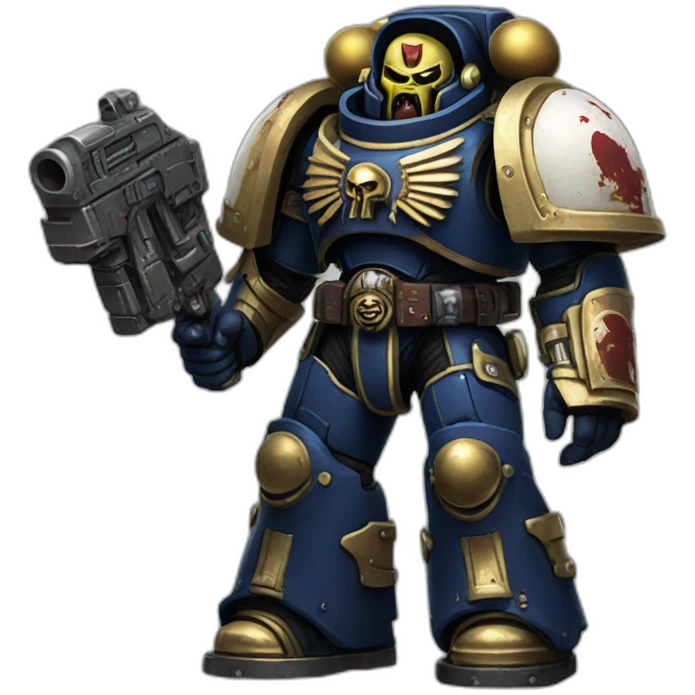 space marine, warhammer emoji