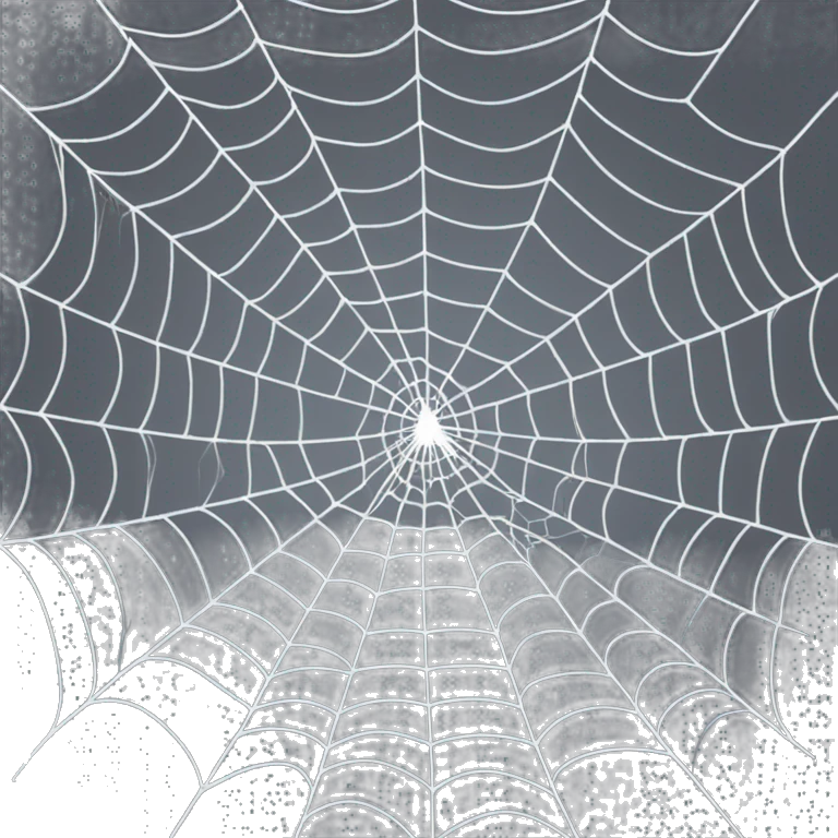 white Cobweb emoji