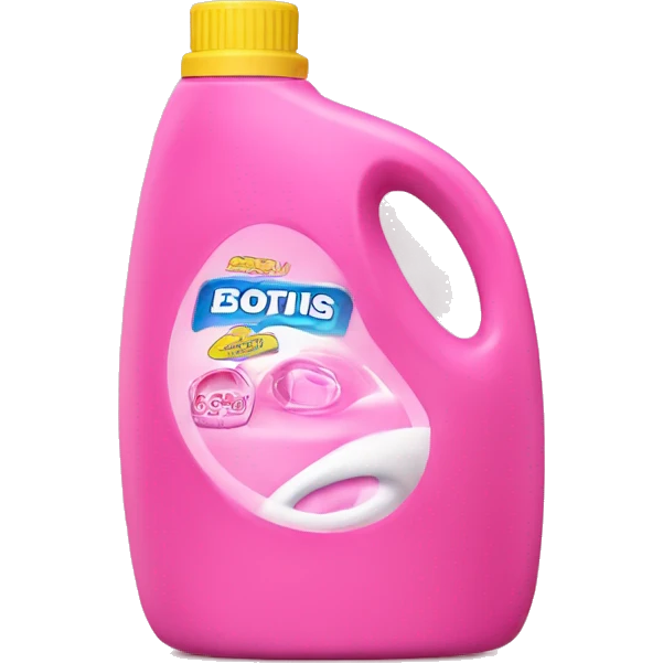 Pink laundry detergent emoji