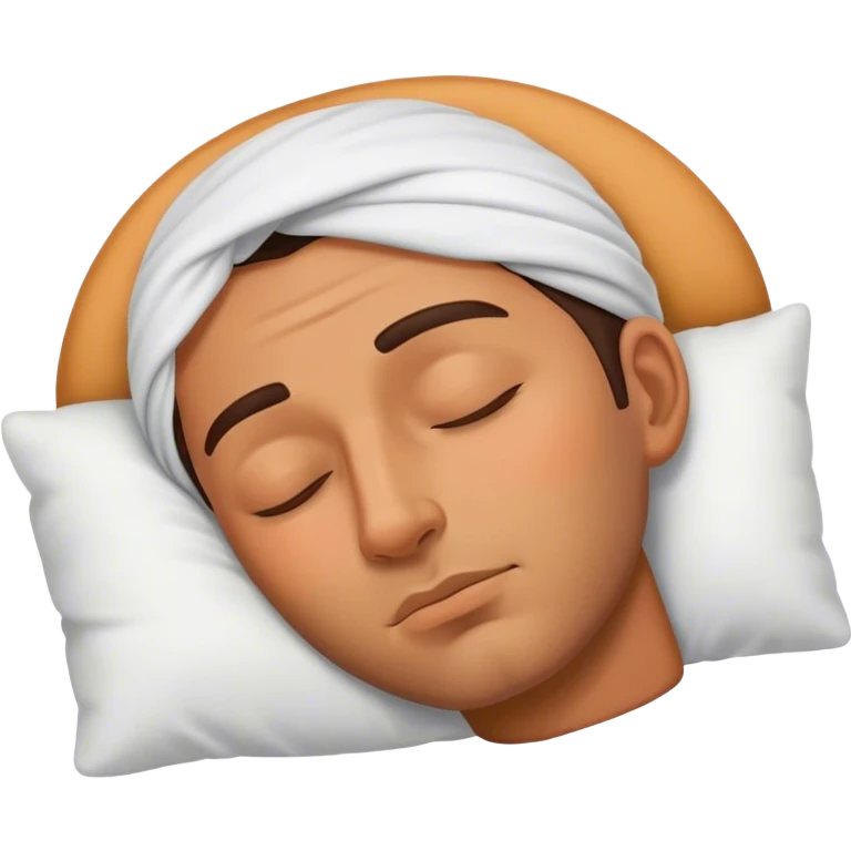 Sleeping man emoji